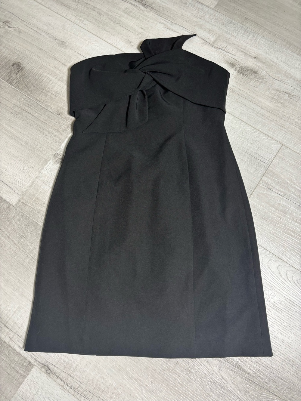 Gianni Bini Black Bow Mini Dress Size 4 NWT | Strapless Sheath